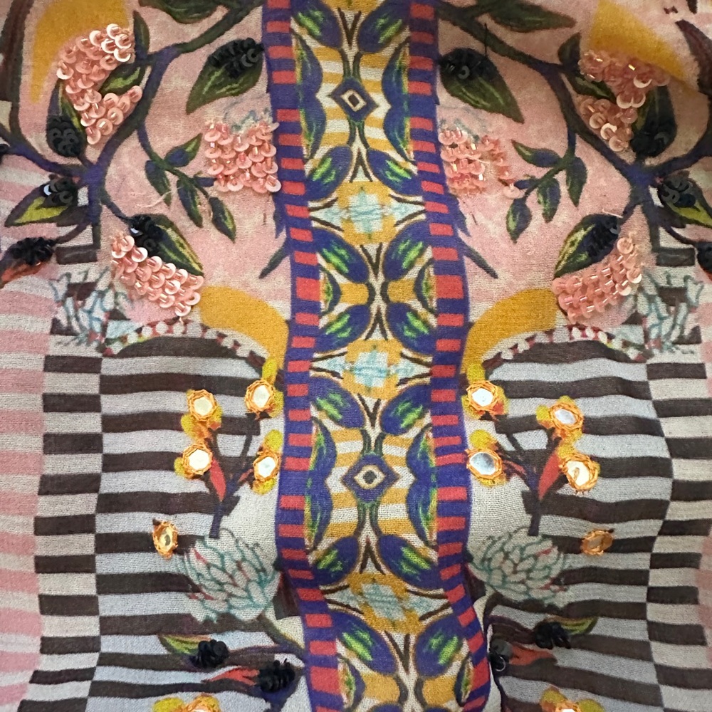 Anthropologie - ANASTASIA Colorful Boho MAXI DRESS - Size XS - Picture 14 of 16